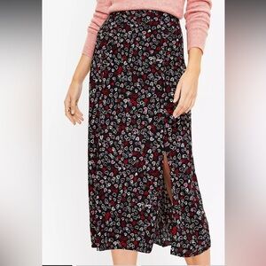 LOFT Heart Midi Skirt